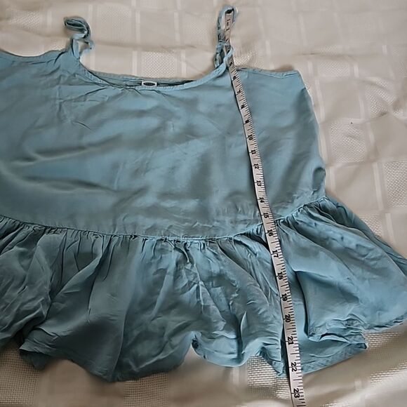 Old Navy Women's Spaghetti Summer Top Size Small Sky Blue - Picture 8 of 16